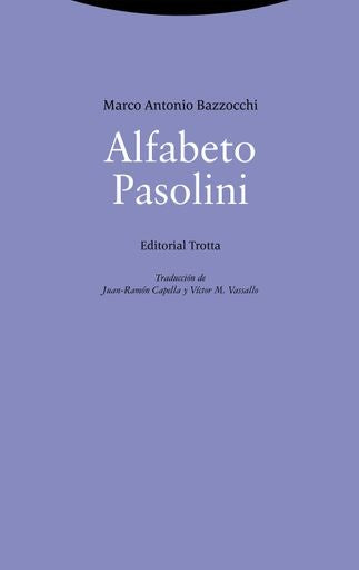 ALFABETO PASOLINI | BAZZOCCHIMARCO ANTONIO