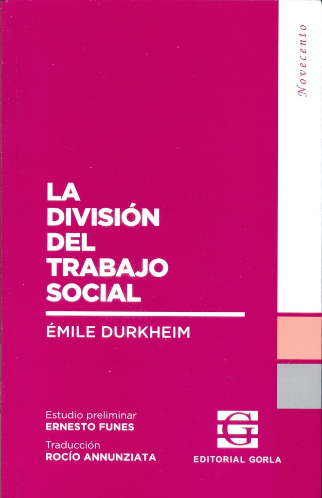 La división del trabajo social | Émile Durkheim