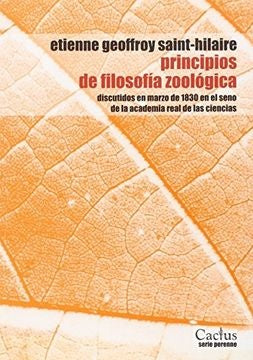 Principios de filosofía zoológica | Etienne Geoffroy Saint-Hilaire