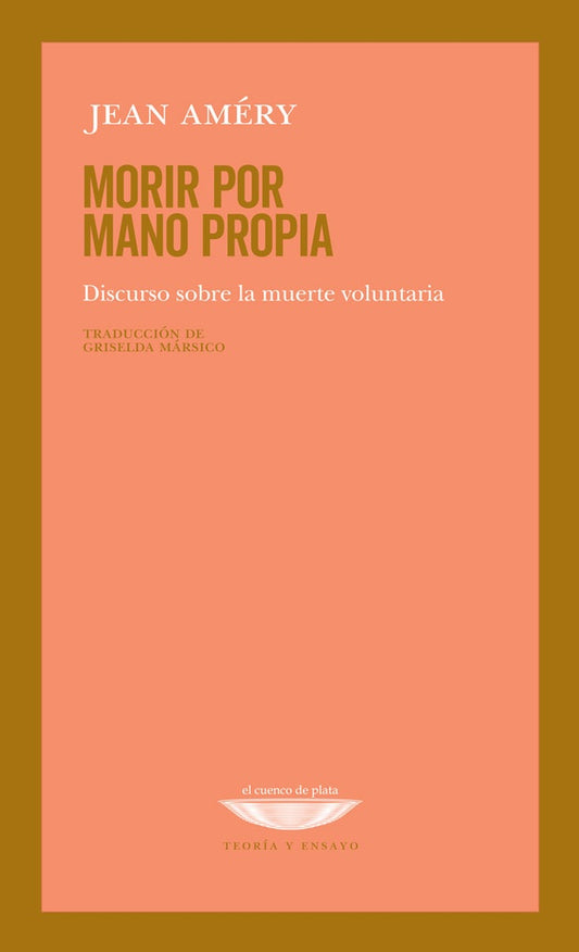 Morir por mano propia - NOVEDAD MAYO | Jean Améry
