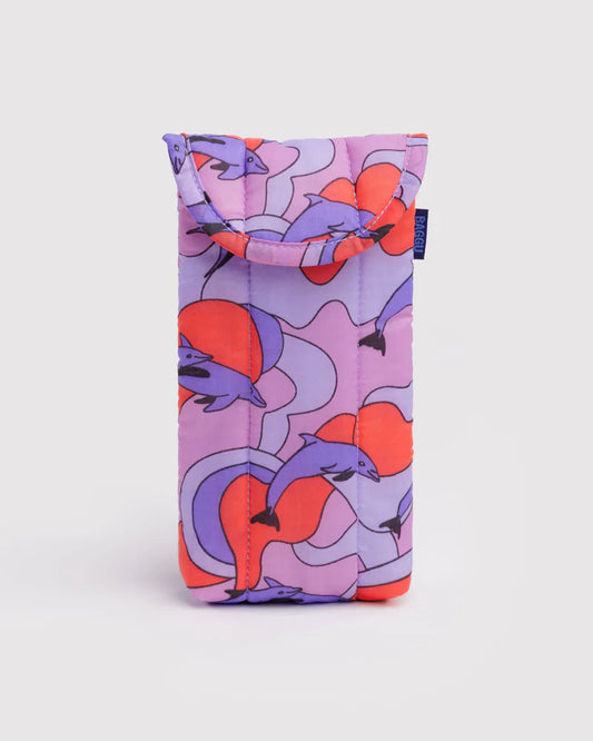 Puffy Glasses Sleeve - Dolphins | Baggu