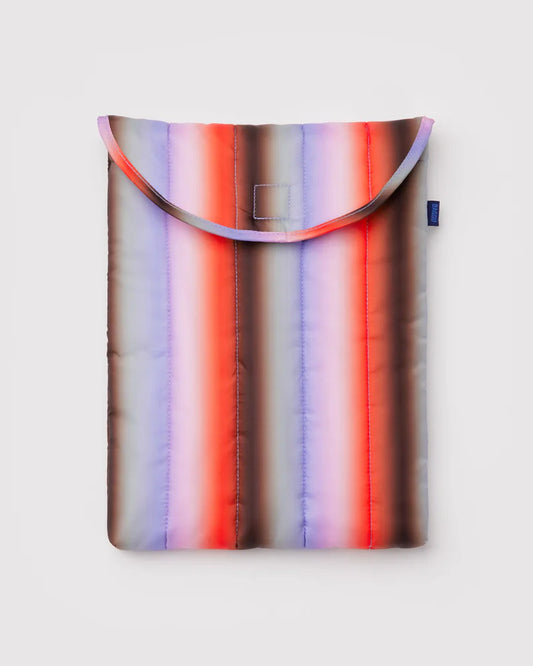 Puffy Laptop Sleeve 13"/14" - Gradient Stripe | Baggu