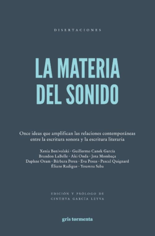 La materia del sonido