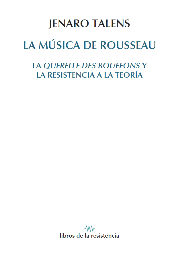 La música de Rousseau | Jenaro Talens