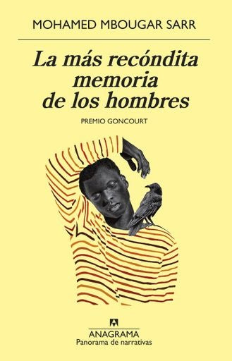 MÁS RECÓNDITA MEMORIA DE LOS HOMBRES, LA. PREMIO GONCOURT