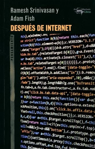 Después de internet | Ramesh / Fish  Adam Srinivasan